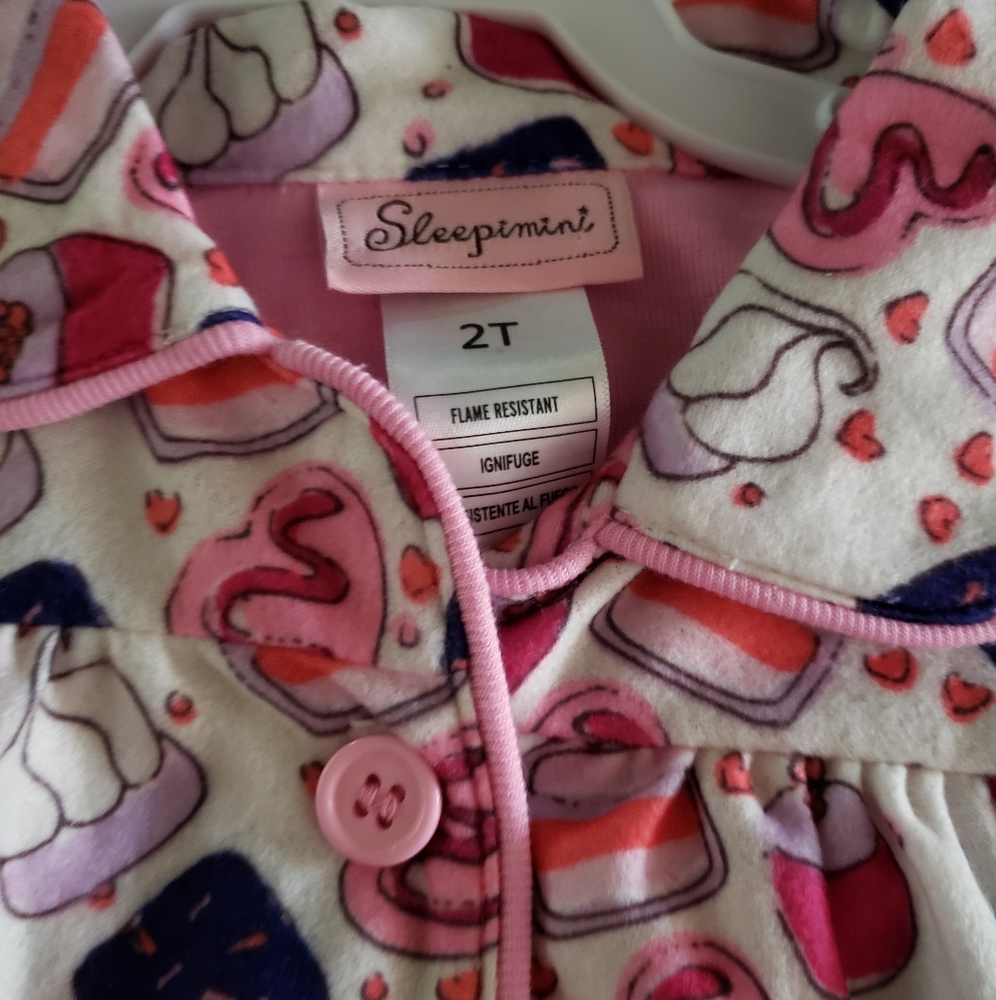 New 2pc sweet pj set sz 2t